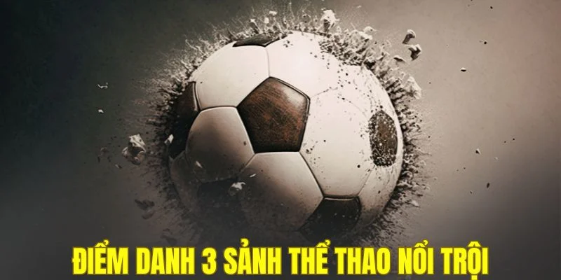 Điểm danh 3 sảnh thể thao nổi trội