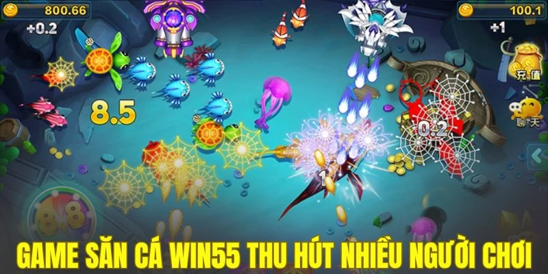 Game săn cá WIN55 thu hút nhiều người chơi